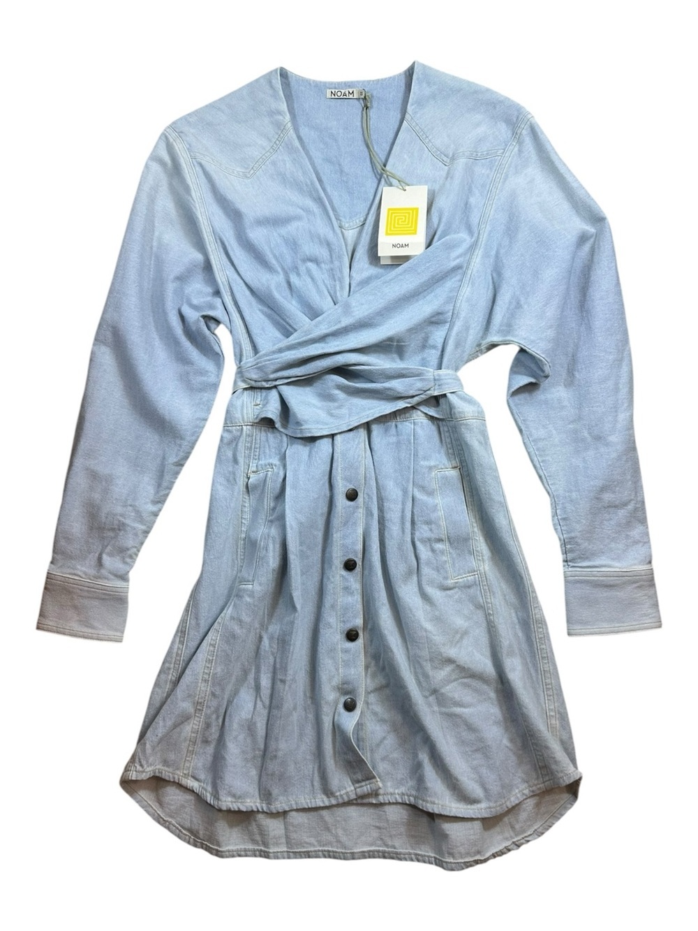Noam Sandrine Dress in Chambray Blue Size XS NEW NWT - Picture 2 of 11
